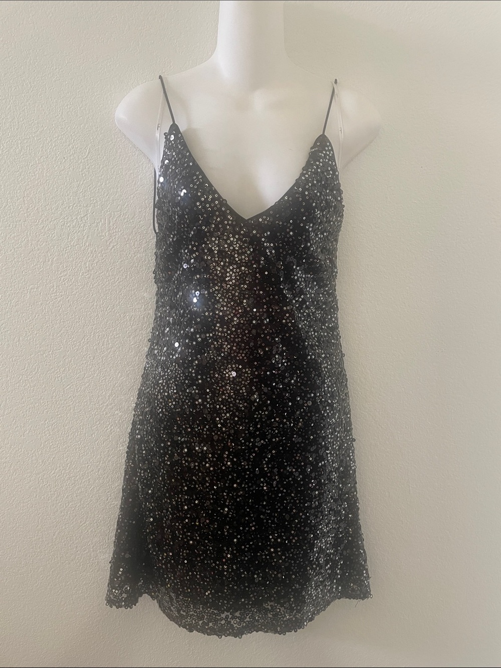 Lulus Women’s Force Of Fashion Backless Sequin Mini Dress